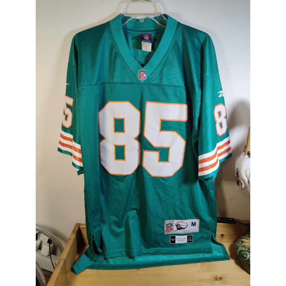 Dolphins Football Nick Buoniconti Teal Jersey Gridiron Classic Sz M READ